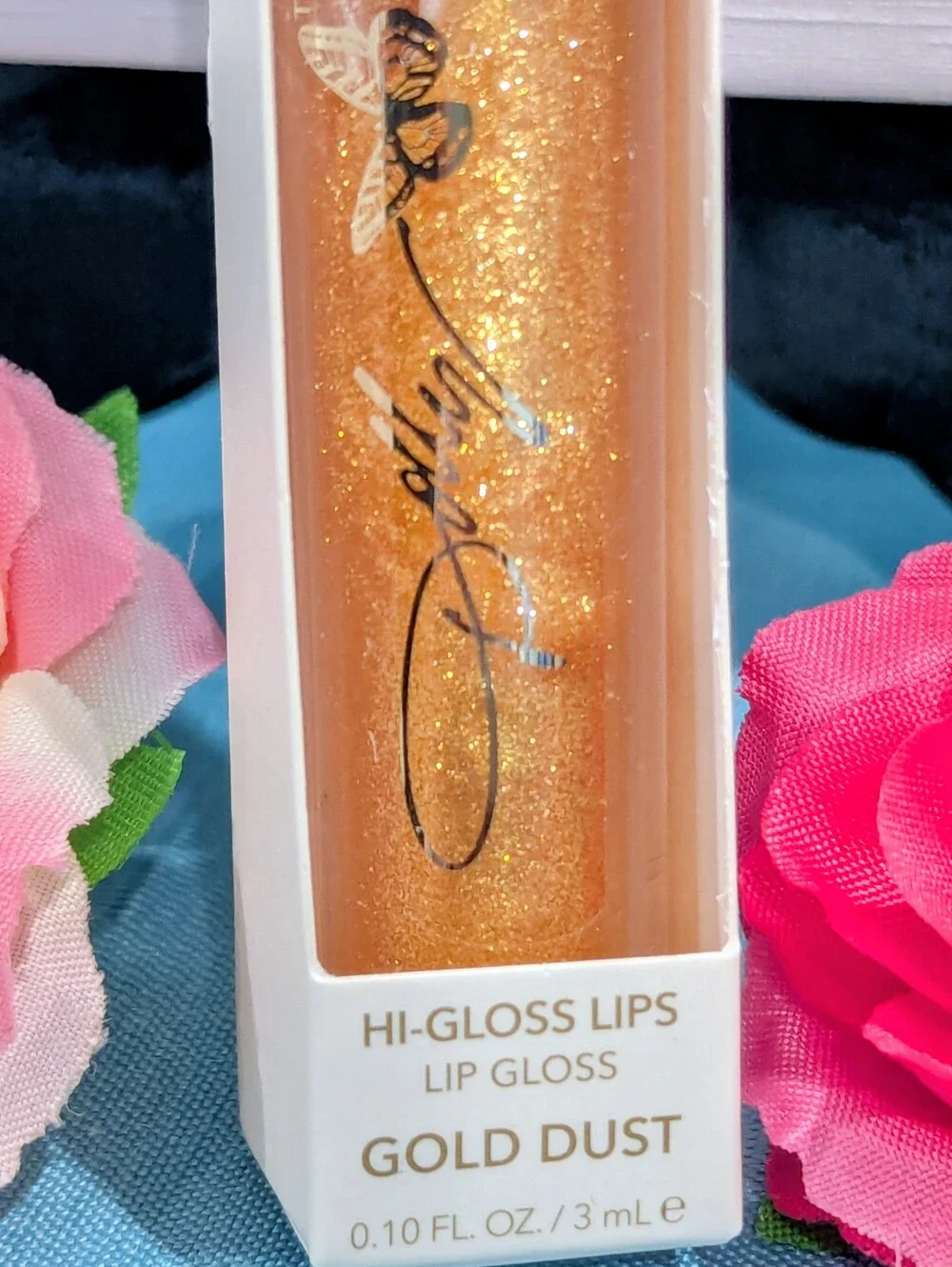 🆕 DOLLY PARTON'S Hi-Gloss Lips Rhinestone Studded Lip Gloss Trio